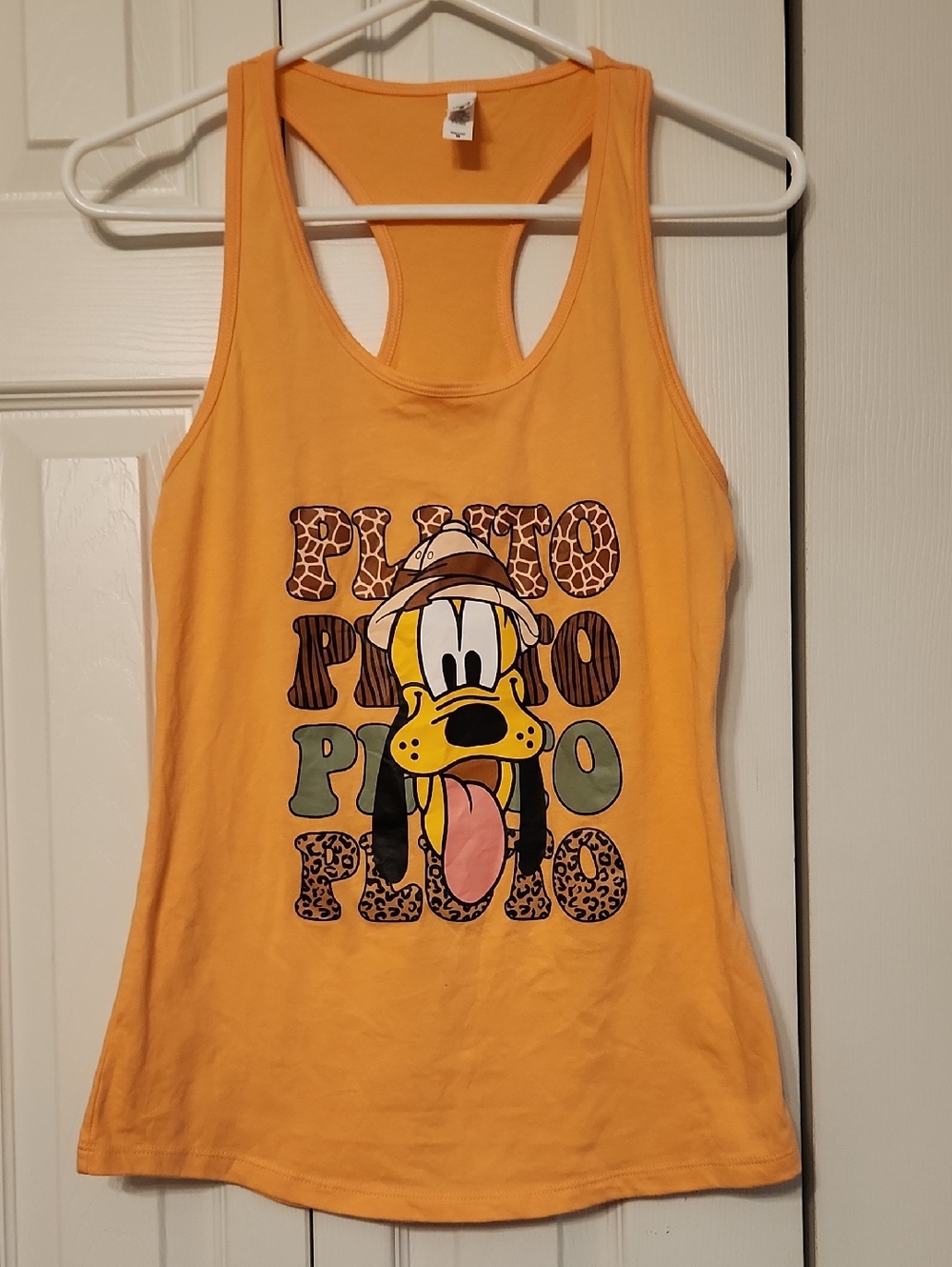 Pluto From Disney - Safari Racerback Tank Size M